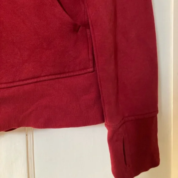 lululemon athletica Scuba Full-Zip Red Hoodie - Picture 4 of 7